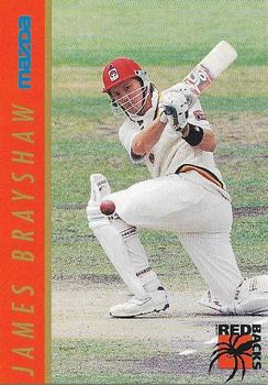 1996-97 Mazda Southern Redbacks Cricket  #NNO James Brayshaw Front