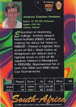 1996 Sports Deck Cricket World #9 Andrew Hudson Back