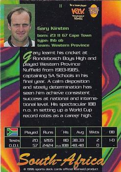 1996 Sports Deck Cricket World #11 Gary Kirsten Back