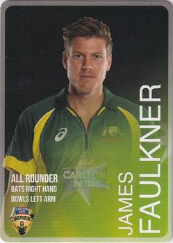 2014-15 Tap 'N' Play CA/BBL Cricket #006 James Faulkner Front