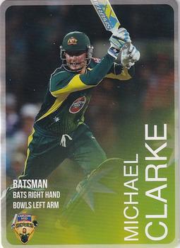 2014-15 Tap 'N' Play CA/BBL Cricket #008 Michael Clarke Front