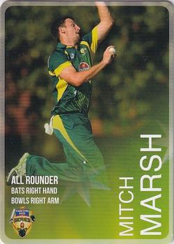 2014-15 Tap 'N' Play CA/BBL Cricket #009 Mitch Marsh Front