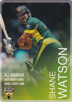 2014-15 Tap 'N' Play CA/BBL Cricket #015 Shane Watson Front