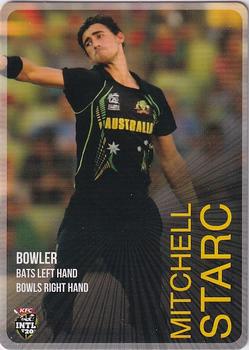 2014-15 Tap 'N' Play CA/BBL Cricket #042 Mitchell Starc Front
