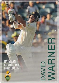 2014-15 Tap 'N' Play CA/BBL Cricket #050 David Warner Front