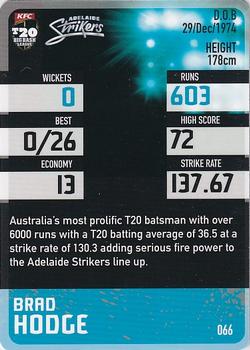 2014-15 Tap 'N' Play CA/BBL Cricket #066 Brad Hodge Back