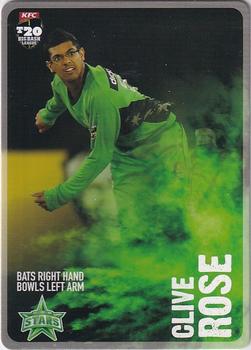 2014-15 Tap 'N' Play CA/BBL Cricket #138 Clive Rose Front