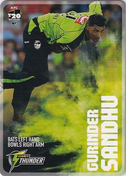 2014-15 Tap 'N' Play CA/BBL Cricket #174 Gurinder Sandhu Front