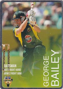 2014-15 Tap 'N' Play CA/BBL Cricket - Silver #004 George Bailey Front