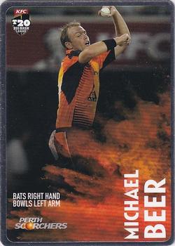 2014-15 Tap 'N' Play CA/BBL Cricket - Silver #154 Michael Beer Front