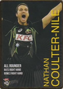 2014-15 Tap 'N' Play CA/BBL Cricket - Gold #043 Nathan Coulter-Nile Front