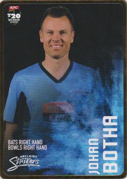 2014-15 Tap 'N' Play CA/BBL Cricket - Gold #067 Johan Botha Front