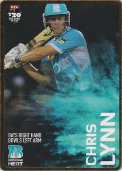 2014-15 Tap 'N' Play CA/BBL Cricket - Gold #082 Chris Lynn Front