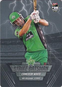 2014-15 Tap 'N' Play CA/BBL Cricket - Strike Batsman #SB9 Cameron White Front