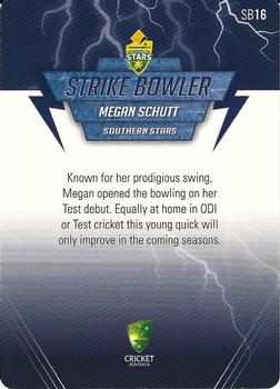 2014-15 Tap 'N' Play CA/BBL Cricket - Strike Bowler #SB16 Megan Schutt Back