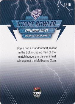 2014-15 Tap 'N' Play CA/BBL Cricket - Strike Bowler #SB19 Cameron Boyce Back