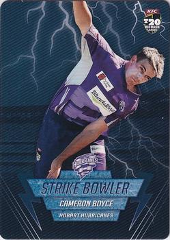 2014-15 Tap 'N' Play CA/BBL Cricket - Strike Bowler #SB19 Cameron Boyce Front