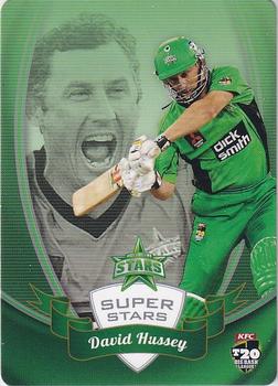 2014-15 Tap 'N' Play CA/BBL Cricket - Superstars #SS9 David Hussey Front