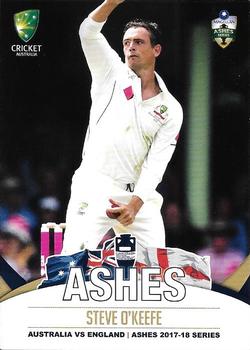 2017-18 Tap 'N' Play Ashes #016 Steve O'Keefe Front