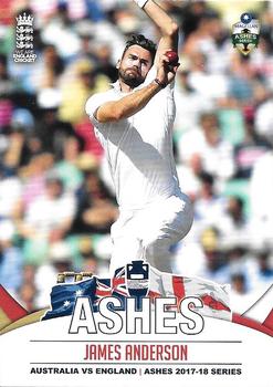 2017-18 Tap 'N' Play Ashes #025 James Anderson Front