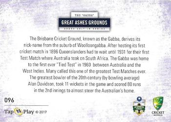 2017-18 Tap 'N' Play Ashes #096 The Gabba Back