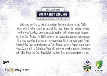 2017-18 Tap 'N' Play Ashes #097 Adelaide Oval Back