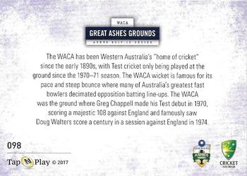 2017-18 Tap 'N' Play Ashes #098 WACA Back