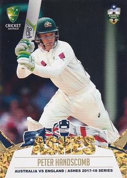 2017-18 Tap 'N' Play Ashes - Gold #008 Peter Handscomb Front