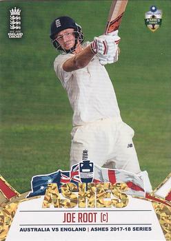 2017-18 Tap 'N' Play Ashes - Gold #023 Joe Root Front