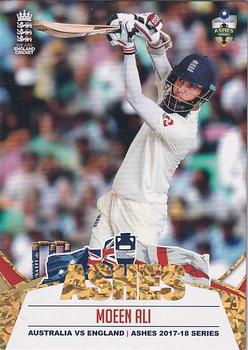 2017-18 Tap 'N' Play Ashes - Gold #024 Moeen Ali Front