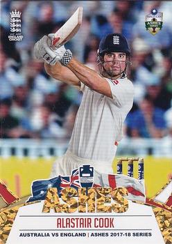 2017-18 Tap 'N' Play Ashes - Gold #031 Alastair Cook Front