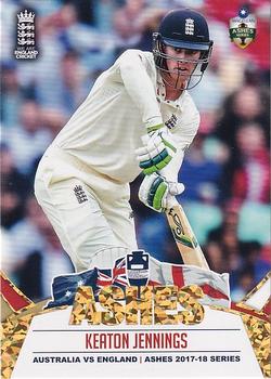 2017-18 Tap 'N' Play Ashes - Gold #037 Keaton Jennings Front