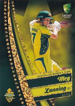 2017-18 Tap 'N' Play Ashes - Gold #043 Meg Lanning Front