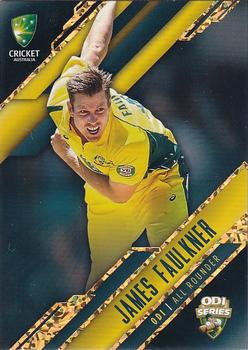 2017-18 Tap 'N' Play Ashes - Gold #067 James Faulkner Front