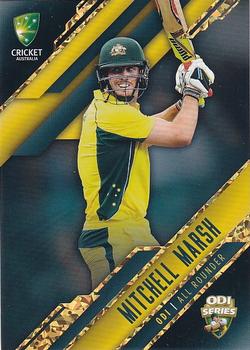 2017-18 Tap 'N' Play Ashes - Gold #071 Mitchell Marsh Front