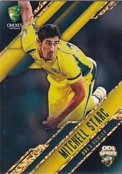 2017-18 Tap 'N' Play Ashes - Gold #072 Mitchell Starc Front