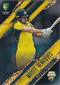 2017-18 Tap 'N' Play Ashes - Gold #073 Moises Henriques Front
