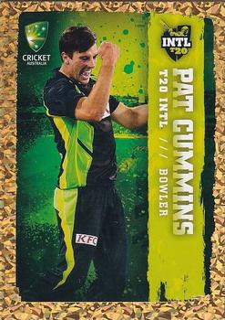 2017-18 Tap 'N' Play Ashes - Gold #081 Pat Cummins Front