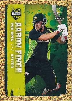 2017-18 Tap 'N' Play Ashes - Gold #083 Aaron Finch Front