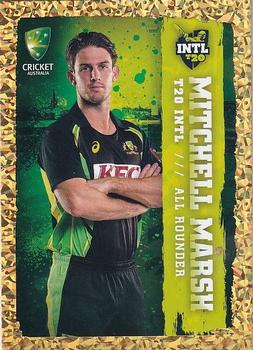 2017-18 Tap 'N' Play Ashes - Gold #089 Mitchell Marsh Front