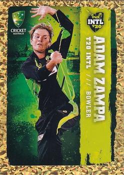 2017-18 Tap 'N' Play Ashes - Gold #095 Adam Zampa Front
