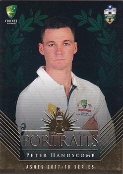 2017-18 Tap 'N' Play Ashes - Portraits #AP-04 Peter Handscomb Front