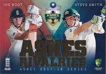 2017-18 Tap 'N' Play Ashes - Ashes Rivalries #AR-01 Joe Root / Steve Smith Front