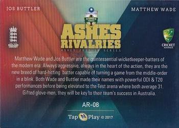 2017-18 Tap 'N' Play Ashes - Ashes Rivalries #AR-08 Jos Buttler / Matthew Wade Back