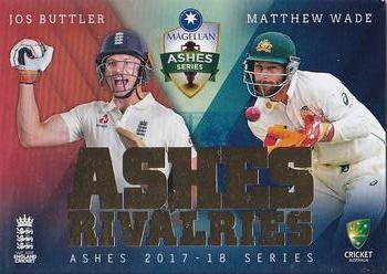 2017-18 Tap 'N' Play Ashes - Ashes Rivalries #AR-08 Jos Buttler / Matthew Wade Front