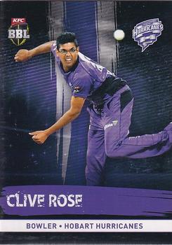 2016-17 Tap 'N' Play CA/BBL Cricket #108 Clive Rose Front