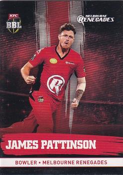 2016-17 Tap 'N' Play CA/BBL Cricket #123 James Pattinson Front