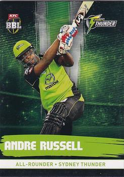 2016-17 Tap 'N' Play CA/BBL Cricket #194 Andre Russell Front