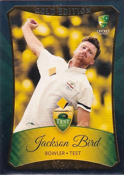 2016-17 Tap 'N' Play CA/BBL Cricket - Gold #001 Jackson Bird Front