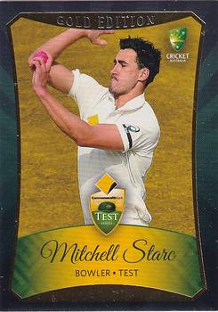 2016-17 Tap 'N' Play CA/BBL Cricket - Gold #014 Mitchell Starc Front